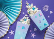 Picture of POPCORN BOX NARWHAL 7X7X12.5CM - 6 PACK